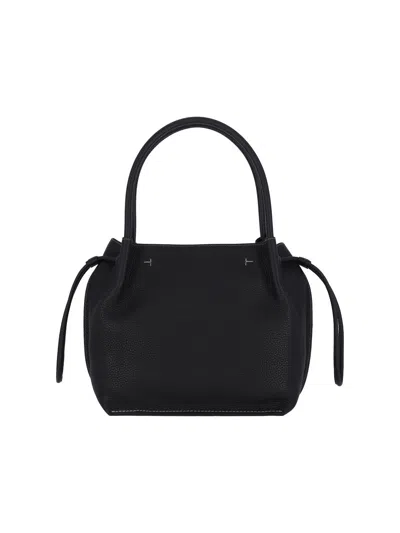 Tod's Medium Logo Bucket Bag In Black