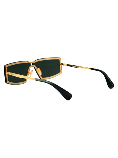 Max Mara Green Metal Sunglasses
