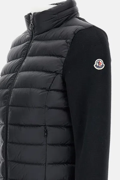 Moncler Jacket Cardigan In Black