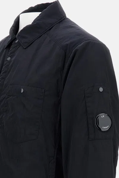 C.p. Company C.p.company Buttoned Pocket Overshirt In Black