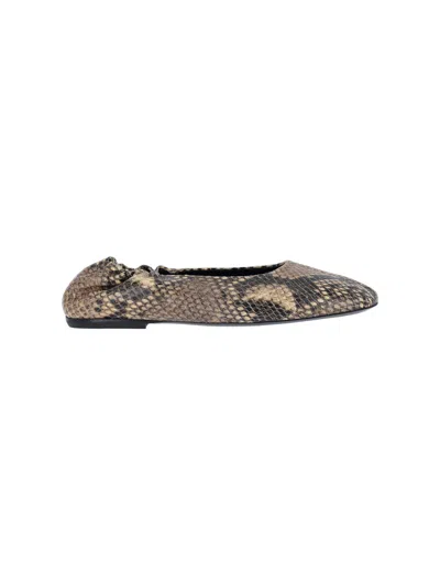 Dries Van Noten Leather Ballet Flats