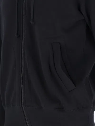 Comme Des Garçons Play Hooded Sweatshirt With Drawstring And Pockets