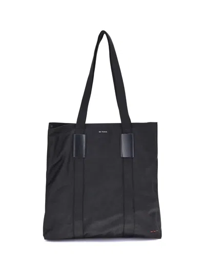 Kiton Nylon Tote Bag In Black