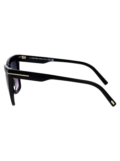 Tom Ford Eden Sunglasses In Black