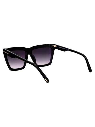 Tom Ford Eden Sunglasses In Black