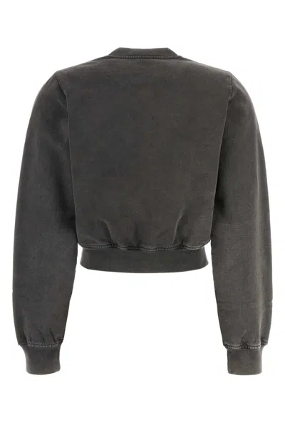 Alexander Wang Charcoal Cotton Cardigan