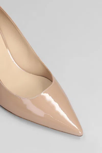Stuart Weitzman Stuart Power 75 Pumps In Rose-pink Patent Leather