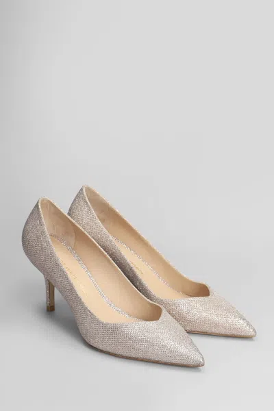 Stuart Weitzman Eva 75 Pumps In Gold Leather