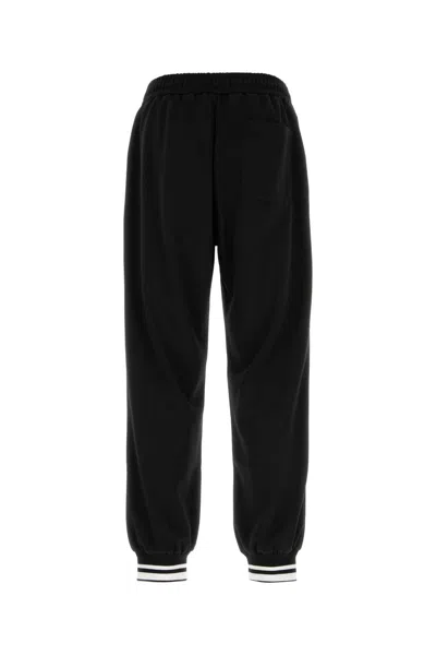 Gucci Elastic Waistband Polyester Joggers In Black