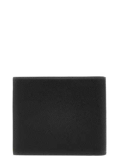 Ferragamo Micro Gancio Grained Leather Bi-fold Wallet