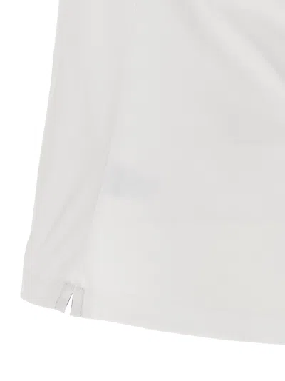 Brunello Cucinelli Crew Neck Graphic Print Short Sleeves T-shirt In Neutral