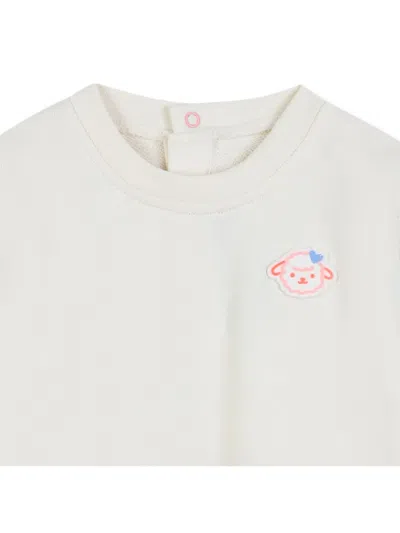 Billieblush Tulle-hem Sweatshirt Dress In White