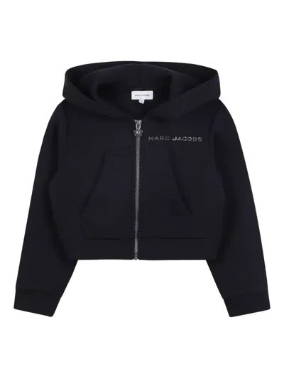 Marc Jacobs Logo-embellished Hoodie In Black
