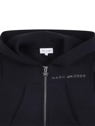 Marc Jacobs Logo-embellished Hoodie In Black