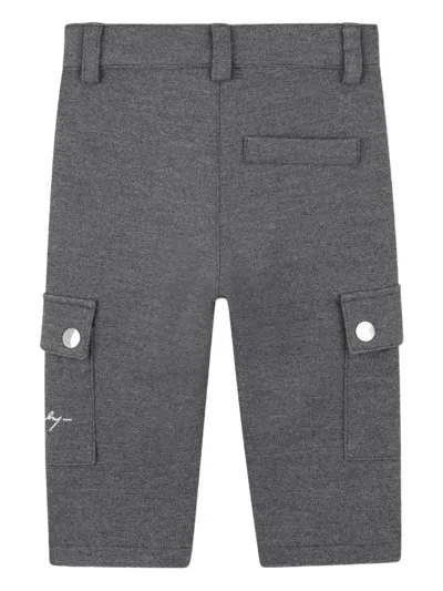 Givenchy Logo-embroidered Cargo Pants In Black