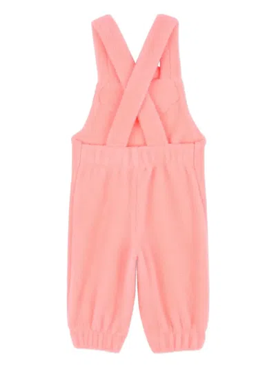 Billieblush Fleece Animal-motif Dungarees In Pink