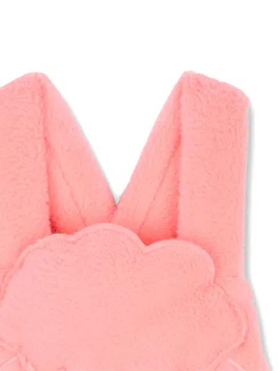 Billieblush Fleece Animal-motif Dungarees In Pink