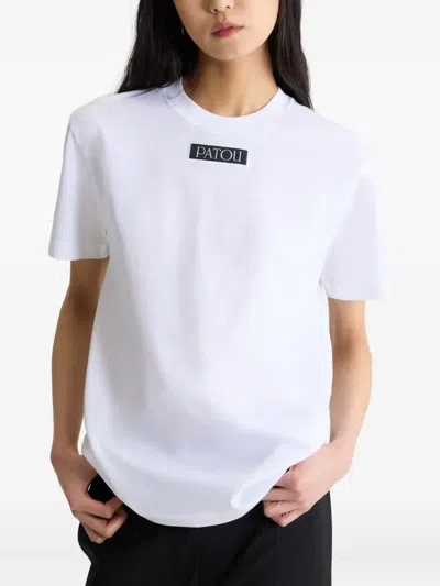 Patou Short-sleeved T-shirt In White