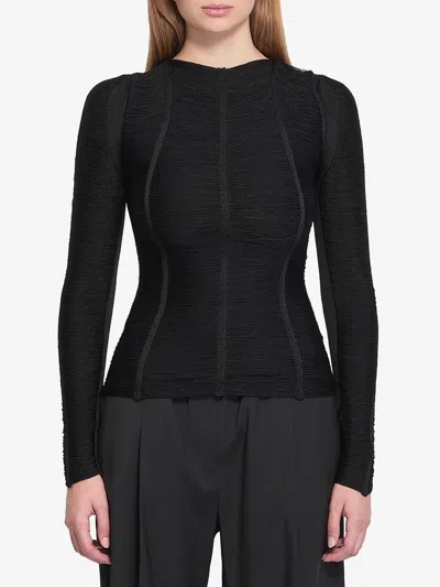 Attico Fenge Sweater In Black