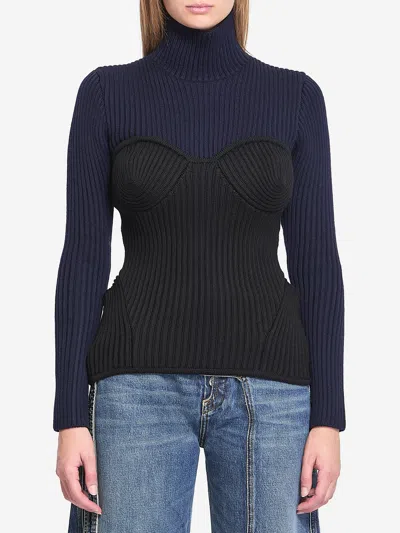 Jean Paul Gaultier Ribbed Knit Pullover