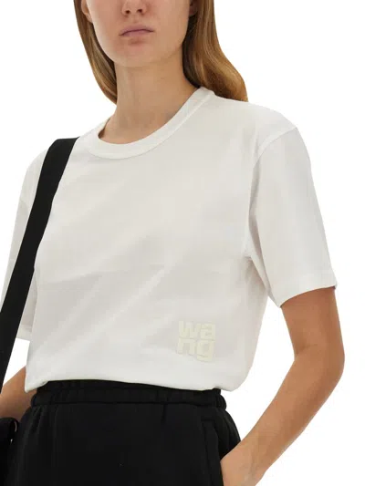 Alexander Wang T T By Alexander Wang Essential T-shirt In White