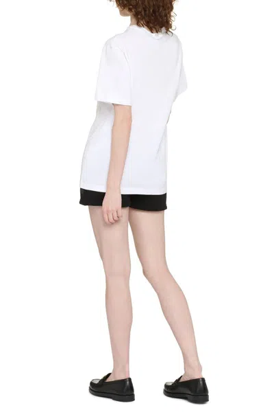 Alexander Wang T T By Alexander Wang Essential T-shirt In White