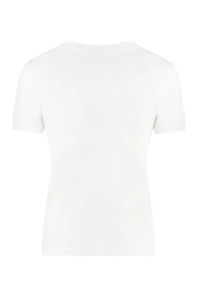 Dolce & Gabbana Logo Cotton T-shirt In White