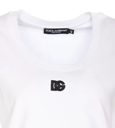 Dolce & Gabbana Logo Cotton T-shirt In White