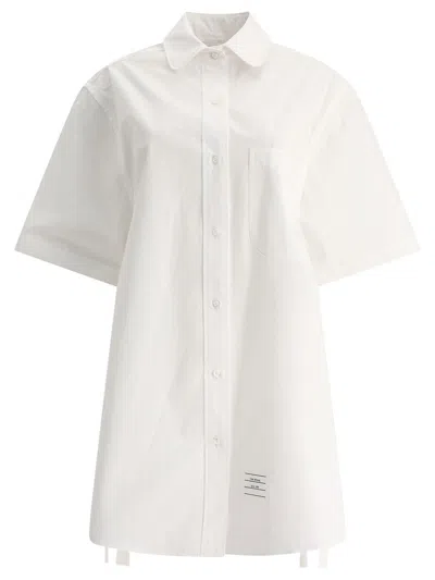 Thom Browne Mini Chemiser Dress In White