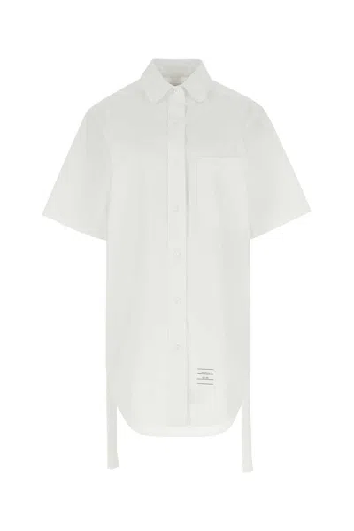 Thom Browne Mini Chemiser Dress In White