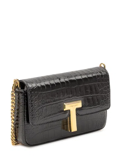 Tom Ford Mini Embossed Leather Bag