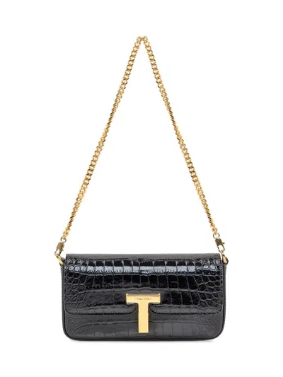 Tom Ford Mini Embossed Leather Bag