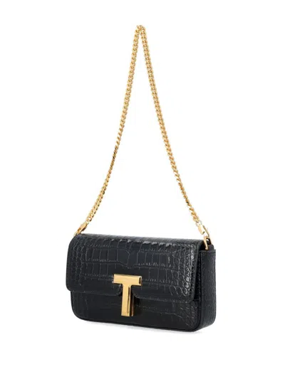 Tom Ford Mini Embossed Leather Bag