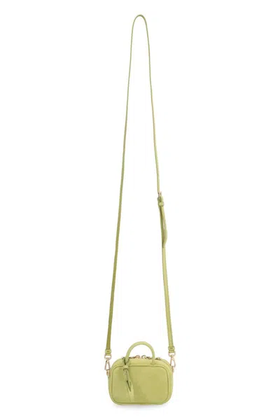 Miu Miu Beau Micro Suede Bag In Green
