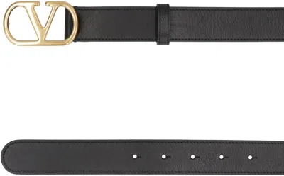 Valentino Vlogo Belt In Black