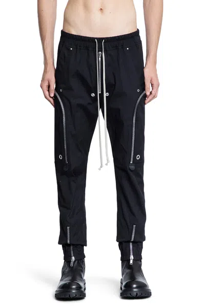 Rick Owens Bauhaus-inspired Cargo Pants With Elastic Waistband