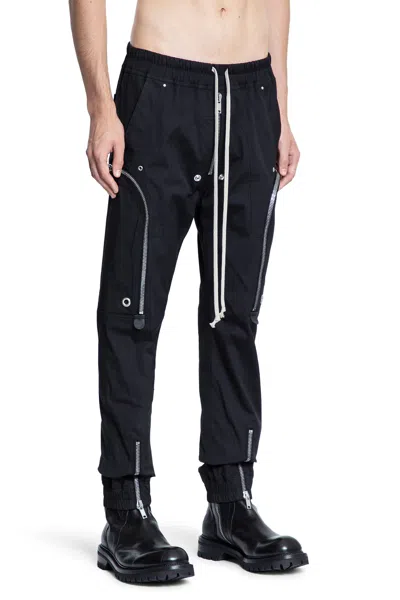 Rick Owens Bauhaus-inspired Cargo Pants With Elastic Waistband