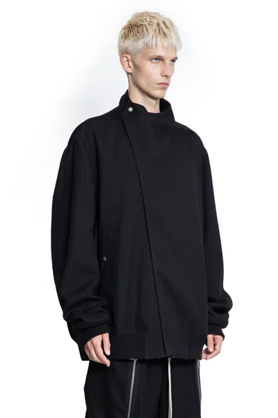 Rick Owens Man Black Jackets In Black