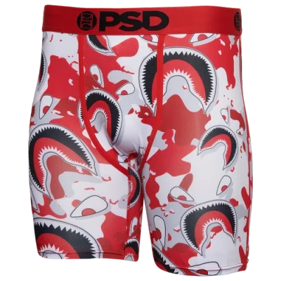 Psd Mens  Wf Cardinal Shark Underwear In Red