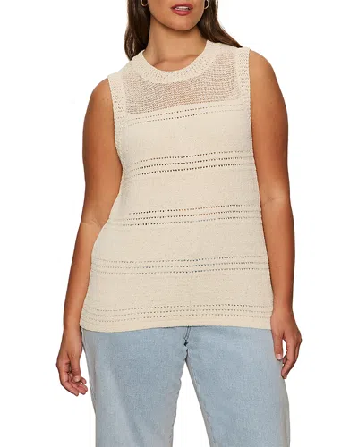 Sanctuary Waves Of Summer Shell Sweater In Macrame In Animal Print