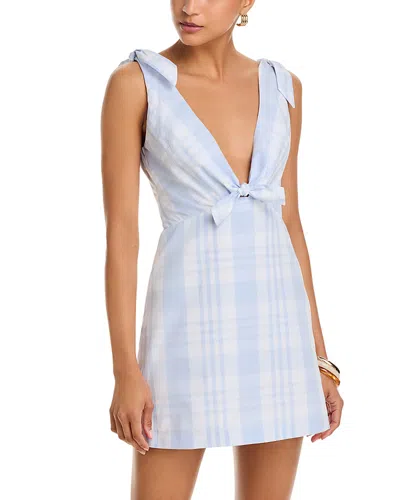 Loveshackfancy Brynnie Plaid Minidress In Multi