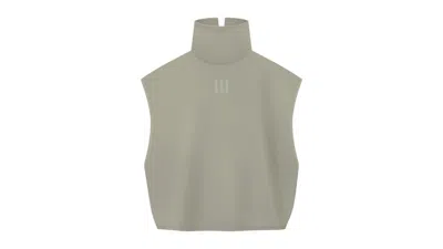 Pre-owned Adidas Originals X Fear Of God Women's Foga Suede Mock Neck Tank Top In Clay
