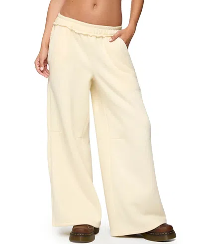 Edikted Kori Oversized Sweatpants In Nude