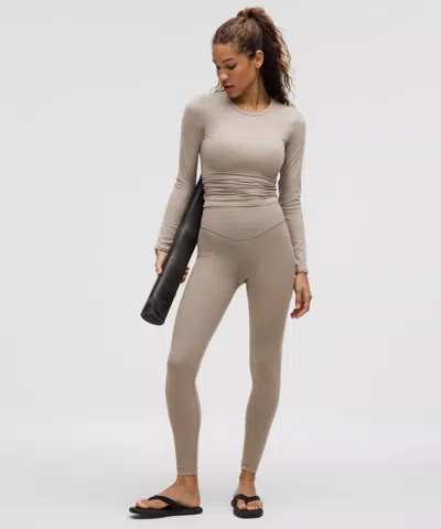Lululemon All It Takes Back-twist Ribbed Long-sleeve Shirt