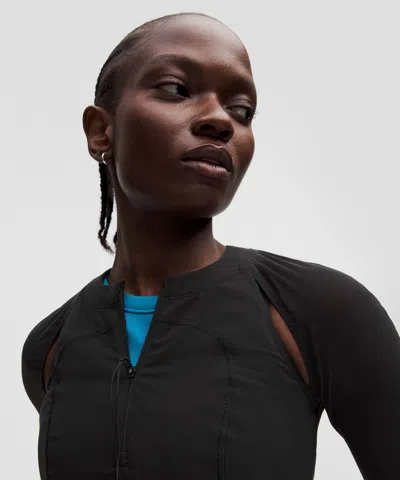 Lululemon Mesh Cutout Long-sleeve Dress