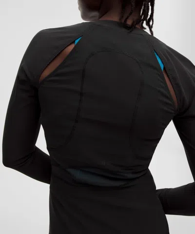 Lululemon Mesh Cutout Long-sleeve Dress