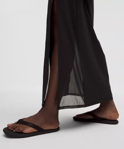 Lululemon Mesh Cutout Long-sleeve Dress