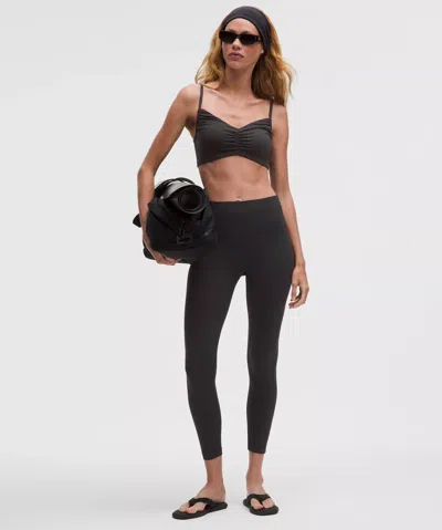 Lululemon Nulu Ruched Spaghetti-strap Bra