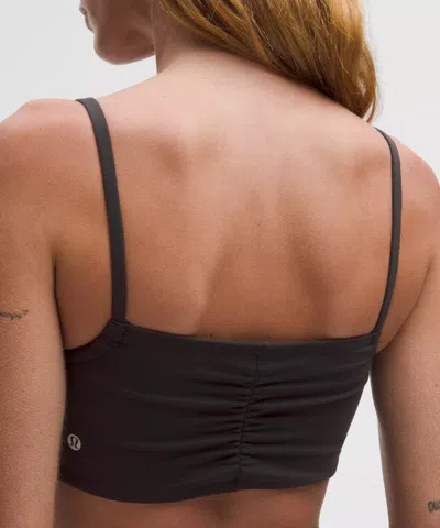 Lululemon Nulu Ruched Spaghetti-strap Bra