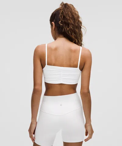 Lululemon Nulu Ruched Spaghetti-strap Bra